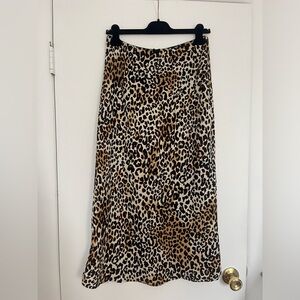Leopard Print Women's Skirt